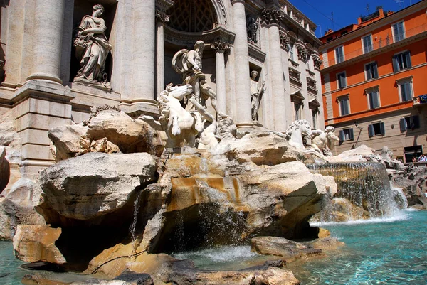 Fontana Trevi Roma Italia — Foto de Stock