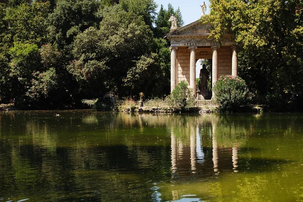 Templo Aesculapius Villa Borghesse Roma Itália — Fotografia de Stock