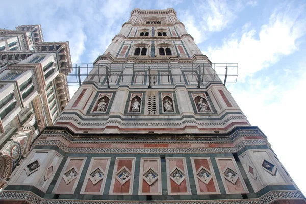Katedra Santa Maria Fiore Florencja Włochy Rzeka Arno Nocy — Zdjęcie stockowe