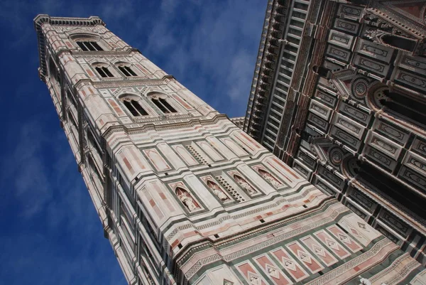 Katedra Santa Maria Fiore Florencja Włochy Rzeka Arno Nocy — Zdjęcie stockowe