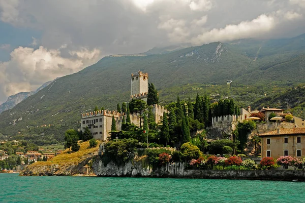 Malcesine Ist Eine Gemeinde Ostufer Des Gardasees Der Provinz Verona — Stockfoto