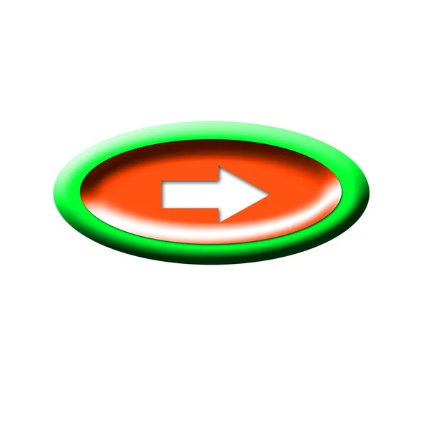 Forward Button Graphic Illustration — Stock Photo, Image