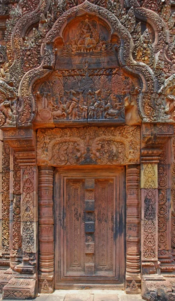 Vista Panorámica Hermosos Detalles Arquitectura Del Templo —  Fotos de Stock