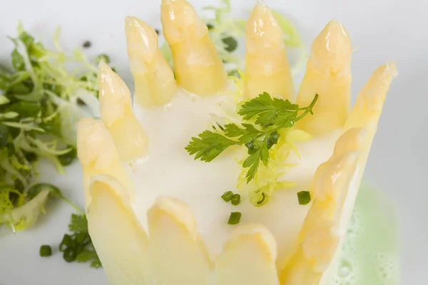 Spargel Chartreuse Von Oben — Stockfoto