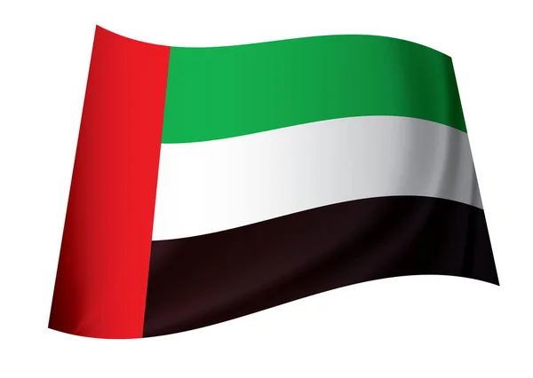 Bandeira Dos Emirados Árabes Unidos — Fotografia de Stock