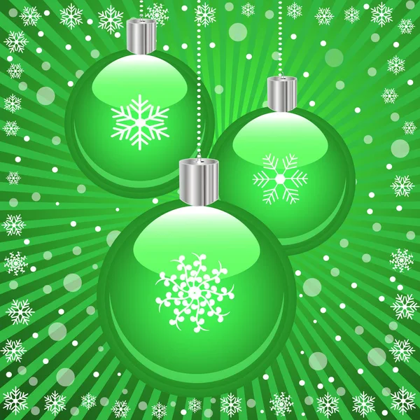 Immagine Colorato Sfondo Verde Natale — Foto Stock