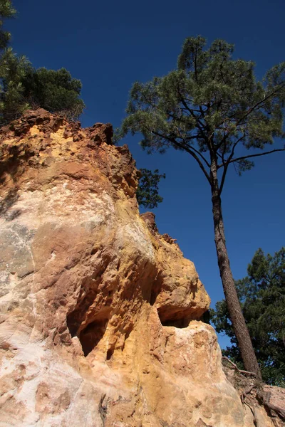 Kamienie Ochry Roussillon — Zdjęcie stockowe