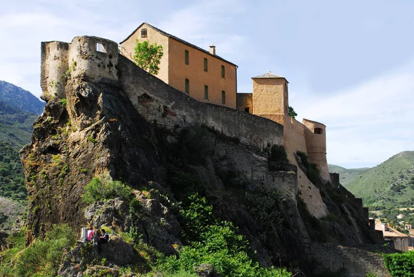 Zitadelle Von Corte Corsica — Stockfoto