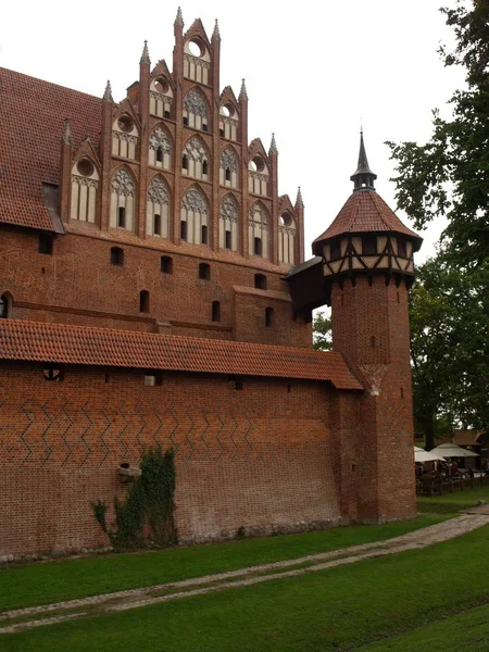 Marienburg Con Agujas Góticas — Foto de Stock