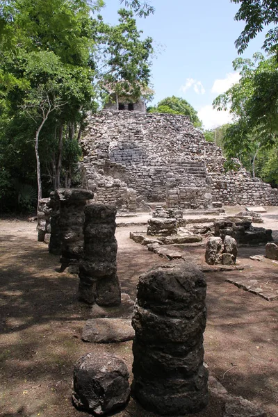 Vista Panorámica Antiguas Ruinas Arquitectónicas — Foto de Stock