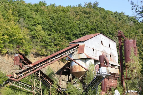 Moderno Impianto Industriale Fabbrica Tecnologica — Foto Stock