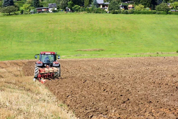 Vista Panoramica Dell Agricoltura Campagna — Foto Stock