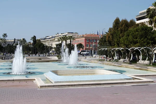 Fontane Espace Massena Nice France — Foto Stock