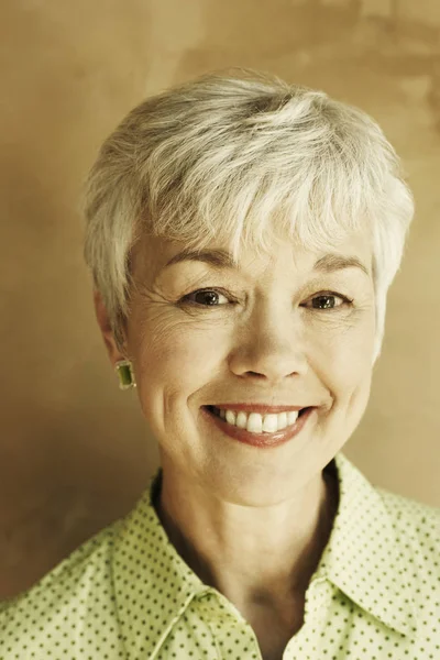 Portrait of a senior woman smiling