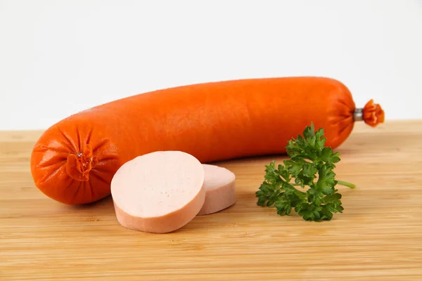 Snack Sausage Plate — Stock Photo, Image