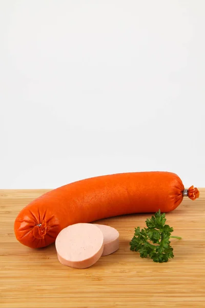 Snack Sausage Plate — Stock Photo, Image