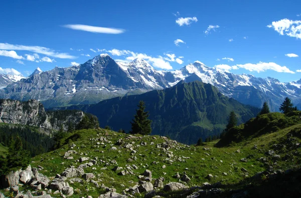 Panorama Dos Alpes — Fotografia de Stock