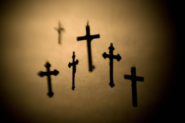 Crosses Floating Space — Stock Photo, Image