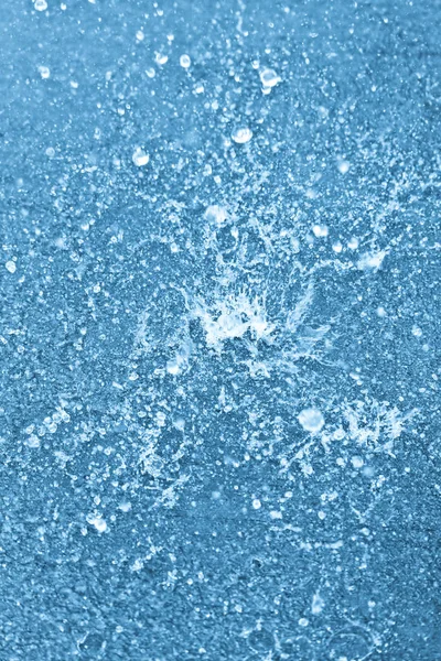 Textura Gelo Superfície Lago Congelado — Fotografia de Stock