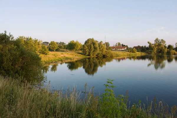 Widok Piękny Wieczór — Zdjęcie stockowe