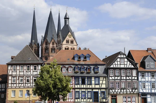 Felső Piac Marienkirche Zselnhausenben — Stock Fotó