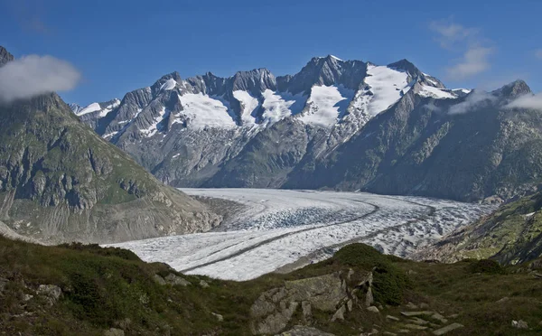 Vista Panorámica Del Hermoso Paisaje Los Alpes — Foto de Stock