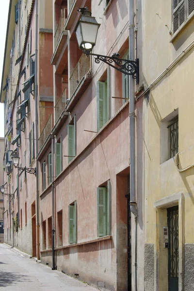 Seitenstraße Der Altstadt Von Nizza Frankreich — Stockfoto