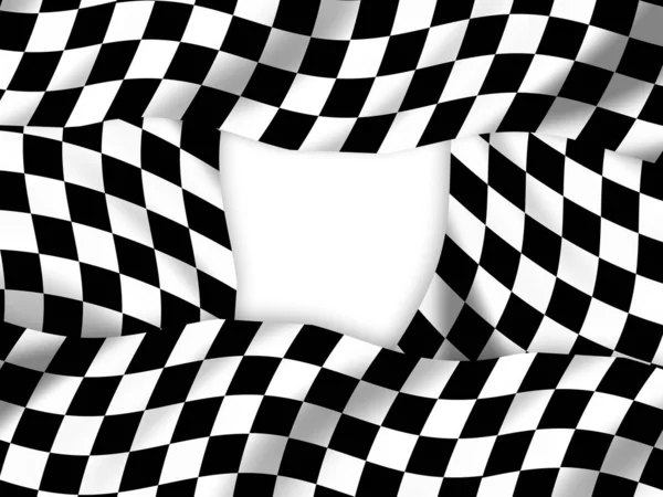 Клетчатый Флаг Шаблон Шахматной Доски — стоковое фото