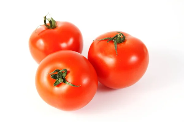 Pomodori Biologici Freschi Maturi — Foto Stock