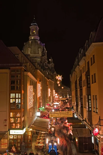 Dresden Hoofdstad Van Oost Duitse Deelstaat Saksen — Stockfoto
