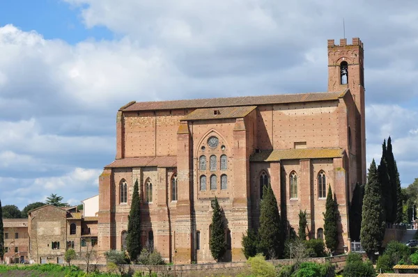 Siena Italiaanse Basiliek Van San Domenico — Stockfoto