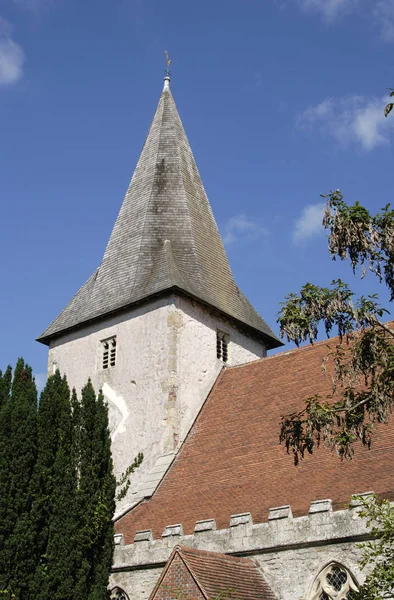 Kostel Boshamu West Sussex Anglie — Stock fotografie