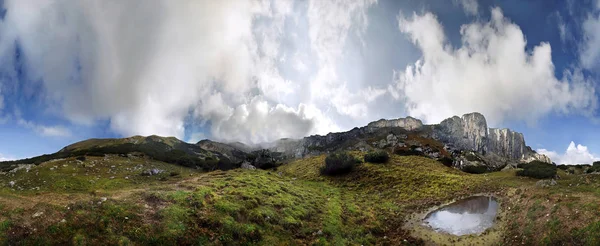 Vista Panorâmica Bela Paisagem Alpes — Fotografia de Stock