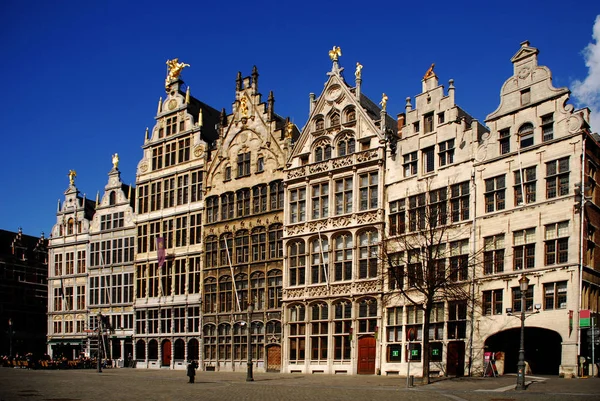 Gable Houses Antwerp — Stockfoto