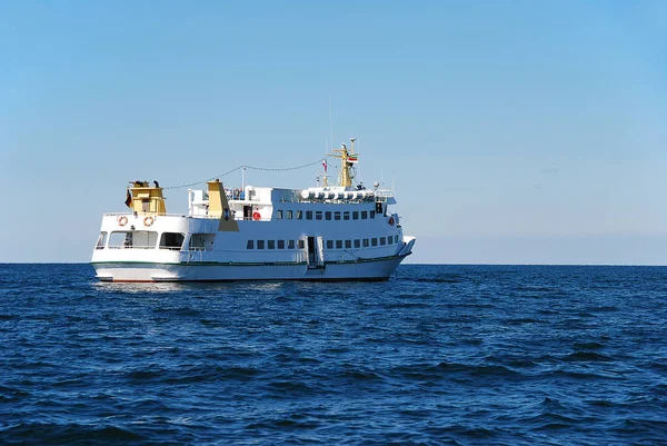 Scenic Uitzicht Zeilboot Details — Stockfoto