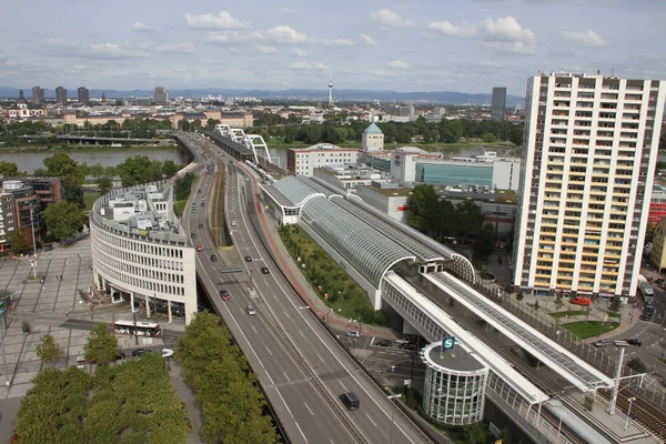 Vue Panoramique Sur Majestueuse Ville Urbaine — Photo