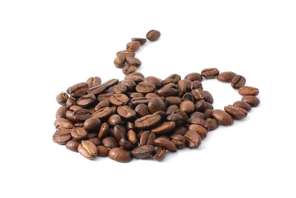 Gebrande Bruine Koffiebonen — Stockfoto