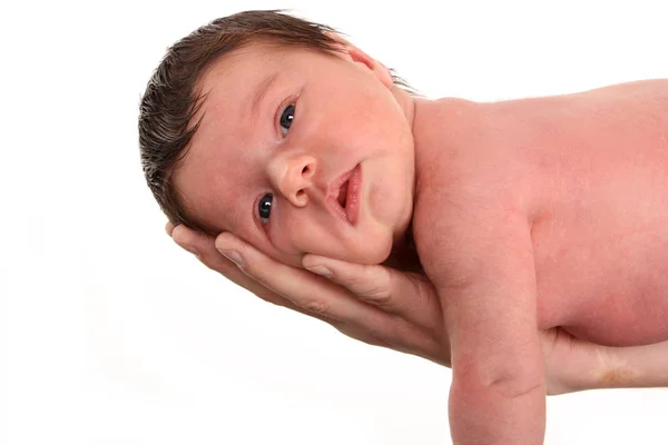 Retrato Close Bebê Bonito — Fotografia de Stock