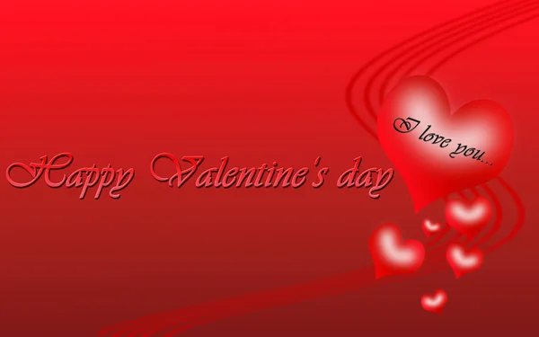Happy Valentines Day Concept Vakantie — Stockfoto