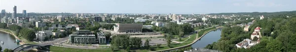 Panoramisch Uitzicht Vilnius Bij Vilnis — Stockfoto
