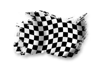 checkered flag, chessboard pattern clipart