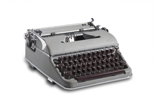 Schreibmaschine Tragbar Und Isoliert — Stockfoto