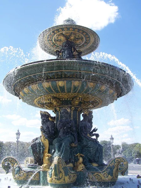 Paris Fontaine Des Mers — Stok fotoğraf
