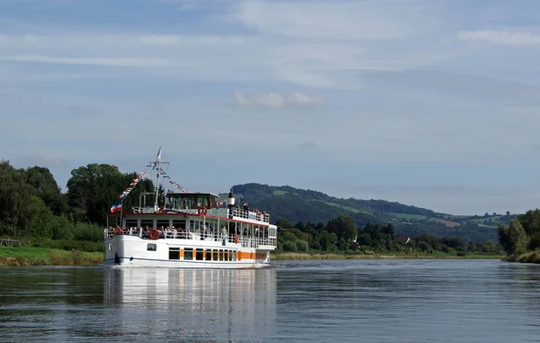 Scenic Uitzicht Zeilboot Details — Stockfoto