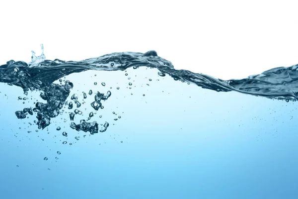 Wasserspritzer Isoliert Auf Weiß — Stockfoto