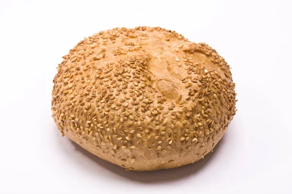 Pyszny Smaczny Chleb Białym Tle — Zdjęcie stockowe