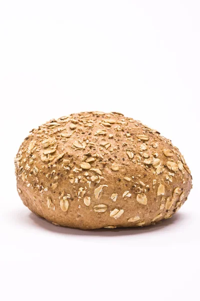 Вкусный Вкусный Хлеб Белом Фоне — стоковое фото