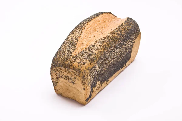 Makowy Biały Chleb — Zdjęcie stockowe