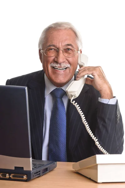 Portrait Attractive Businessman White — Stock Photo, Image