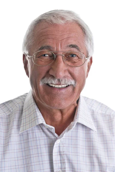 Портрет Счастливого Пожилого Человека — стоковое фото